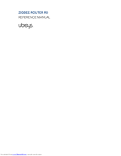 Ubisys zigbee r0 Reference Manual