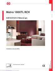 Dru Metro 100XTL RCH Installation Manual