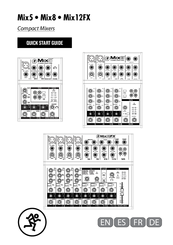 Mackie Mix8 Manuals | ManualsLib