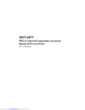 Shuttle HOT-687V User Manual