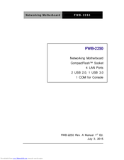 Aaeon FWB-2250 User Manual