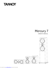 Tannoy mercury 7 Owner's Manual