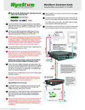 Wyre Storm RX-70-IR-POH Quick Start Manual