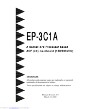EPOX EP-3C1A Manual