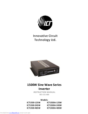 ICT ICT1500A-48SW Instruction Manual