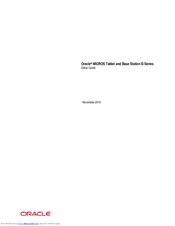 oracle e-series Setup Manual