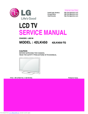 Lg 42LK450-TG Manuals | ManualsLib