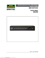 Santec DSR-2504H User Manual