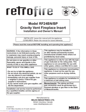 Retrofire RF24BN Installation And Owner's Manual