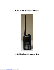 BridgeComSystems BCH-220 Owner's Manual