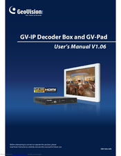 GeoVision GV-IP User Manual