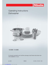 Miele G 6365 Operating Instructions Manual