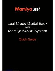 Leaf CREDO Quick Manual