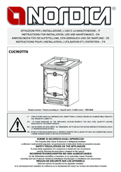 Nordica CUCINOTTA Installation, Use And Maintenance Instructions