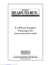 Rail King Ready-to-Run F--3 Operation Manual