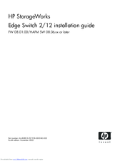 HP StorageWorks Edge Switch 2/12 Installation Manual