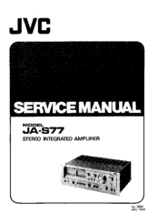 Jvc JA-S77 Service Manual