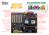 AOpen AX45S-533 Easy Installation Manual