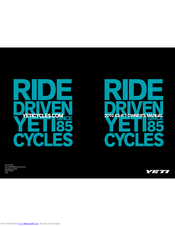 Yeti Cycles 2010 AS-R 7 Owner's Manual