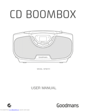 Goodmans GPSBT01 User Manual