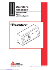 Avery Dennison freshmarx 9415 Operating Instructions Manual