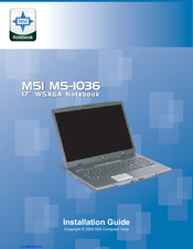 MSI MS-IO36 Installation Manual
