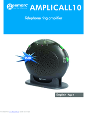 Geemarc AMPLICALL10 User Manual