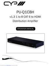 CYP PU-Q1C8H Operation Manual