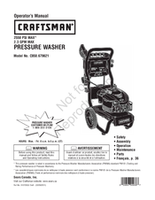 Craftsman C950.679621 Operator's Manual