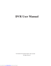 COP-USA DVR2708TE-TVI User Manual