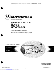 Motorola L44MHB-3190BM Instruction Manual