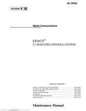 Ericsson GE EDACS C3 MAESTRO Maintenance Manual