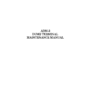Lear Siegler ADM-3 Maintenance Manual