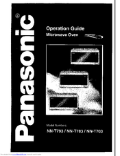 Panasonic NN-T783 Operation Manual