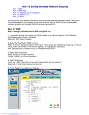 D-Link AirPlus Xtreme G DWL-2000AP Instruction Manual