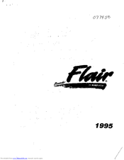 Fleetwood 1994 Flair Diesel Owner's Manual