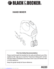 Black & Decker M220 Instruction Manual