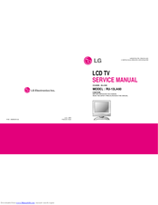 LG RU-13LA60 Service Manual