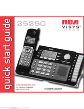 RCA 25250 Quick Start Manual