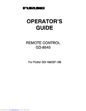 Furuno GD-8540 Operator's Manual