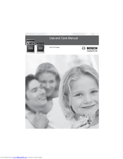 Bosch HDS7062UC Use And Care Manual