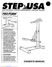 Pro-Form Step USA PF101110 Owner's Manual