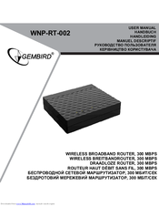 Gembird WNP-RT-002 User Manual