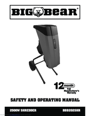 Big Bear BBB202SHR Safety And Operating Manual