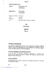 Tait T806 Service Manual