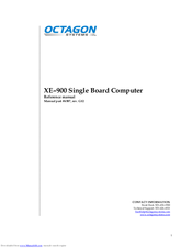 Octagon XE-900 Reference Manual