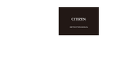 Citizen F51 Series Instruction Manual