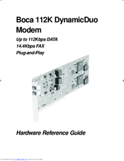 Boca 112k DynamicDuo Hardware Reference Manual