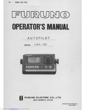 Furuno FAP-55 Operator's Manual