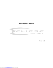 Eclipse Security ECL-IPSP212R Manual